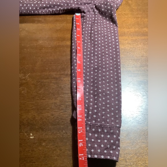 Tradlands Maroon Printed Polka Dots LS Shirt. Size XS. Made in San Francisco. - Picture 8 of 11